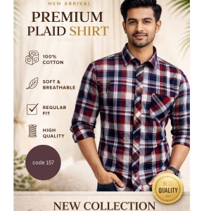 Men's long sleeve Strip shirt