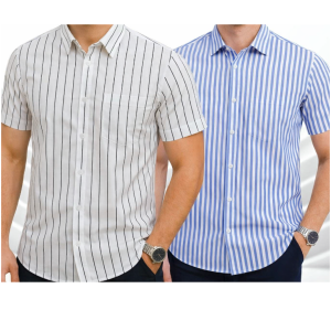 Men's Half sleeve Strip shirt