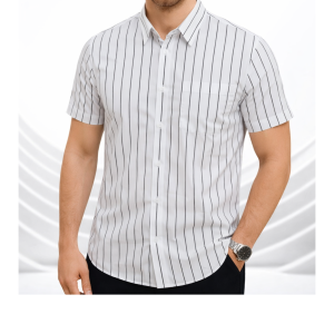 Men's Half sleeve Strip shirt
