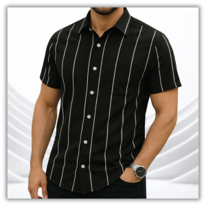 Men's Half sleeve Strip shirt