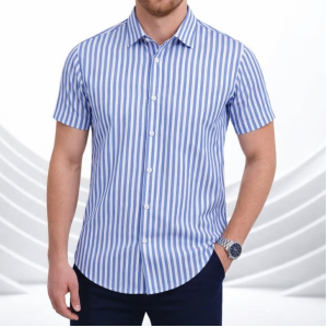 Men's Half sleeve Strip shirt